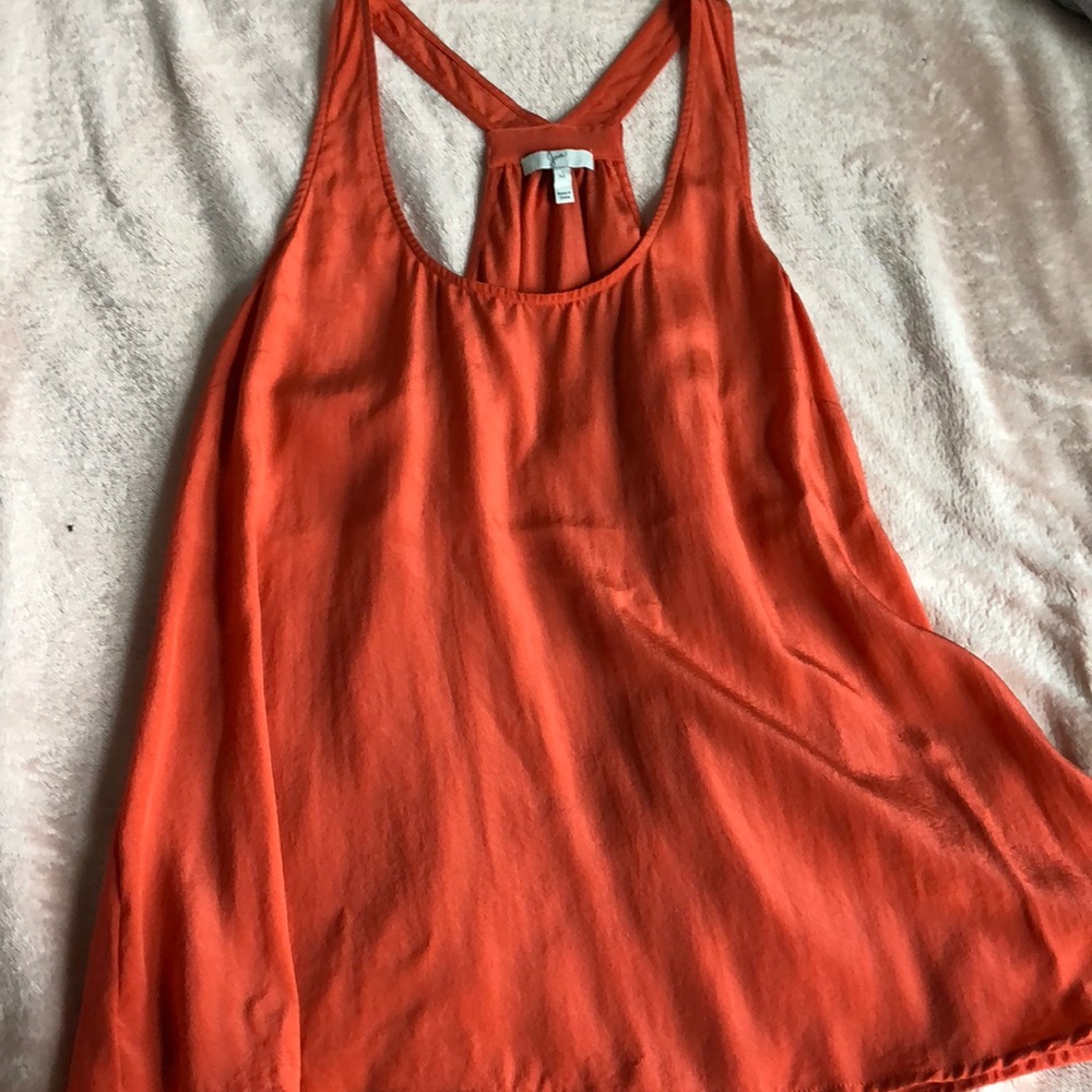 100% silk tank